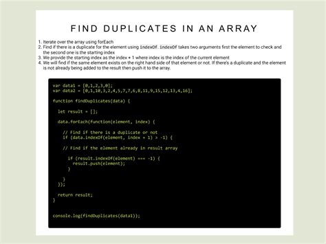 how to find index of duplicate elements in array javascript