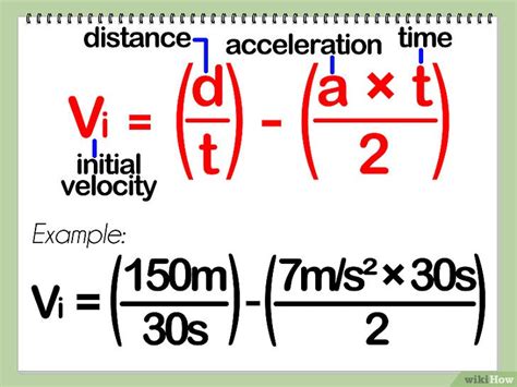 how to find initial velocity from time and distance