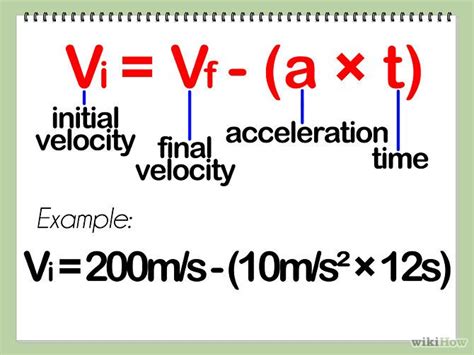 how to find initial velocity with acceleration time and distance