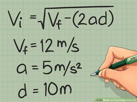 how to find initial velocity with final velocity time and distance