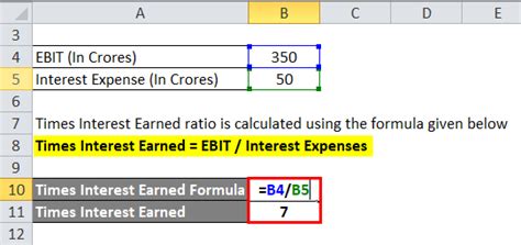 how to find interest earned in excel