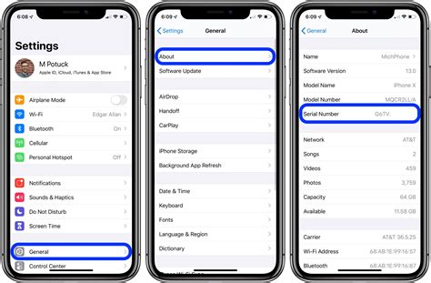 how to find iphone specs with serial number