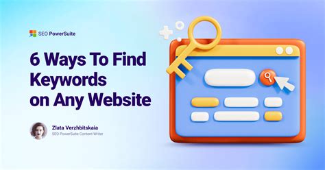 how to find keywords on a web page