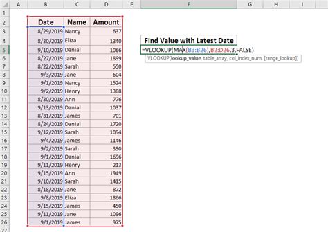 how to find last date in excel