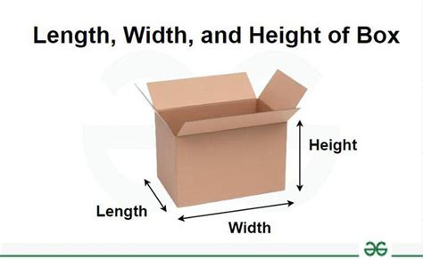 How To Find Length Of A Rectangular Box