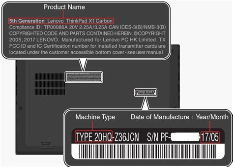 how to find lenovo thinkpad model number