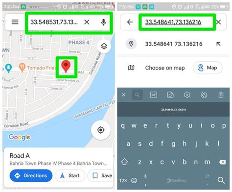 how to find longitude and latitude in google maps android