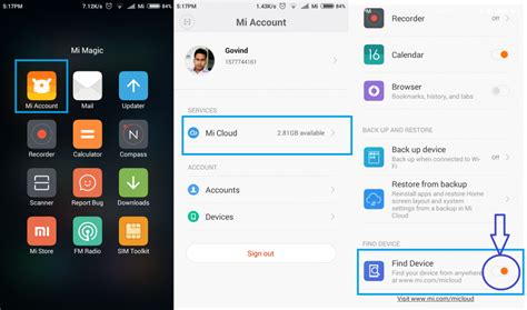how to find lost redmi phone