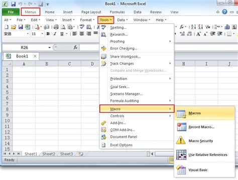 how to find macros in excel 365