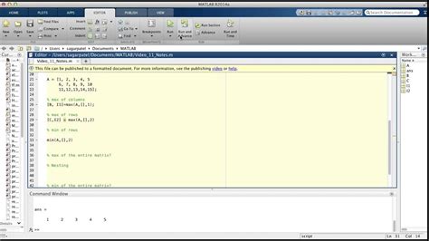 how to find max and min of a function in matlab