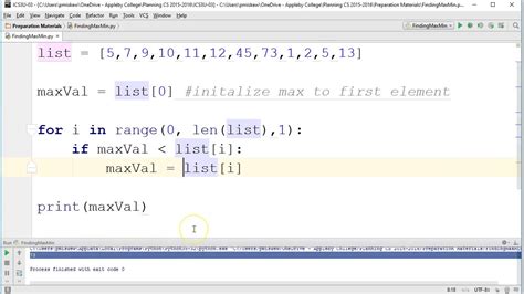 how to find maximum and minimum value of a function in python