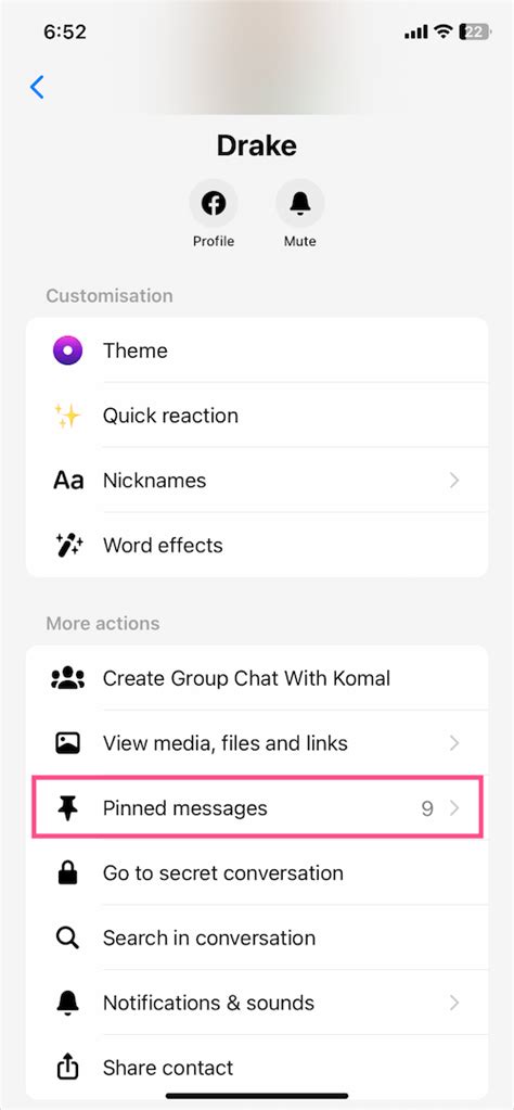 how to find messenger code on android