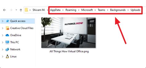 how to find microsoft teams background folder