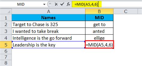 how to find middle value in excel