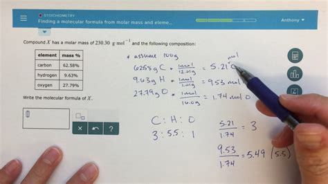 how to find molecular formula from elemental analysis