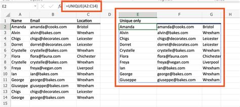 how to find multiple emails in excel