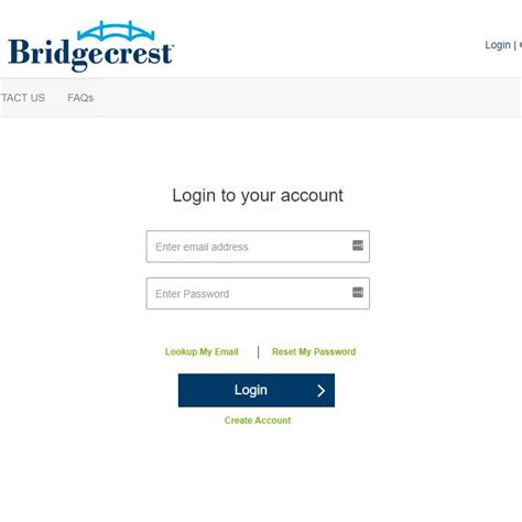 how to find my bridgecrest account number