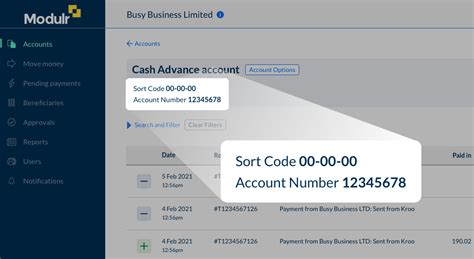 how to find my sort code and account number