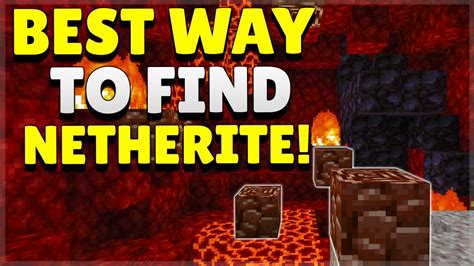 how to find netherite fast