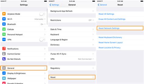 how to find network settings on iphone