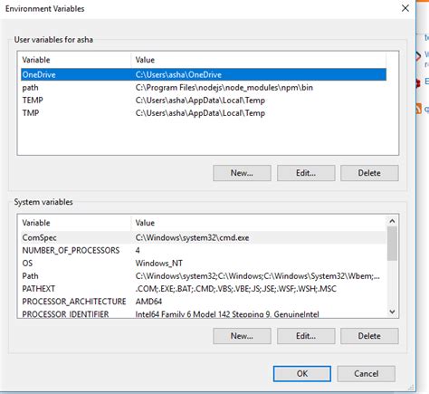 how to find node js path in windows