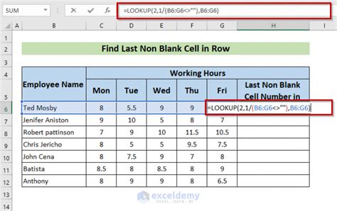 how to find non empty cells in excel