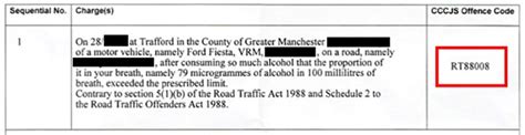 how to find offence code for speeding