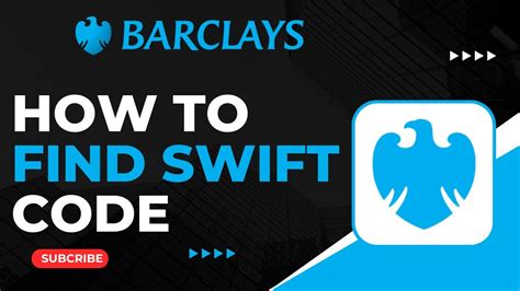 how to find out my swift code barclays