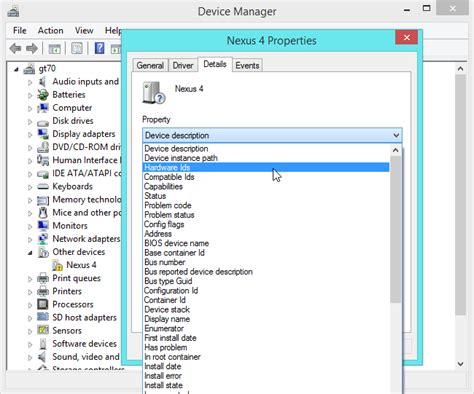 how to find out what unknown device is in device manager