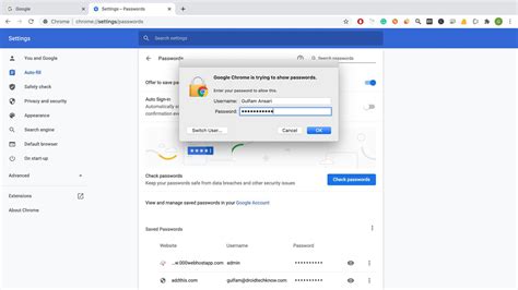 how to find passwords google comorview your passwords in chrome