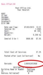 how to find post office reference number