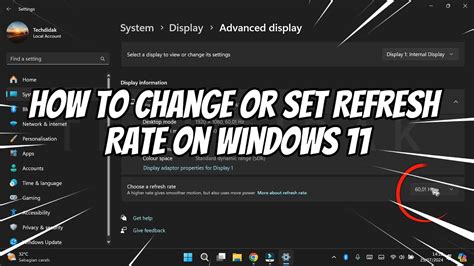 How To Find Refresh Rate In Windows