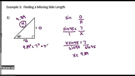 How To Find Right Triangles Missing Side