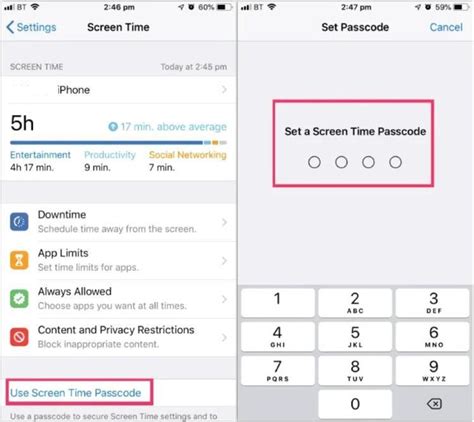 how to find screen time passcode on iphone 15