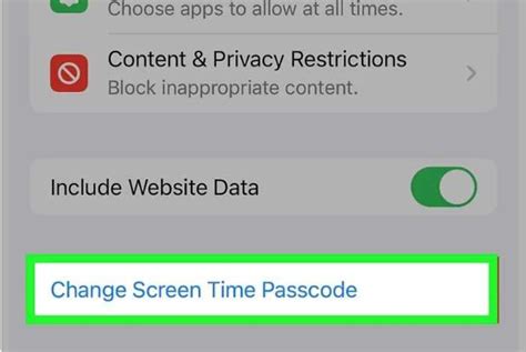 how to find screen time password without changing it