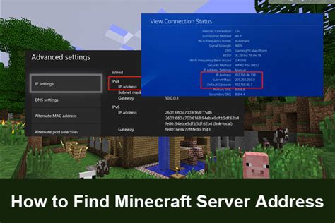 how to find server address minecraft java mac
