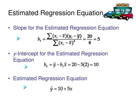 how to find slope from regression equation