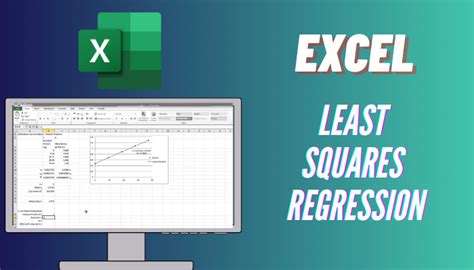 how to find slope of least squares regression line in excel