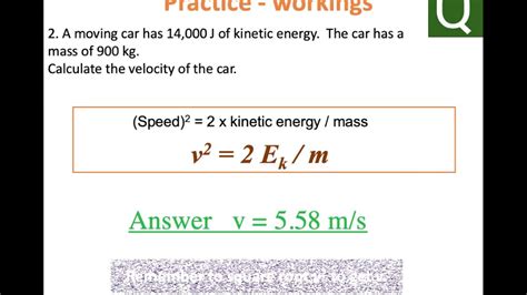 how to find speed in physics with mass and height