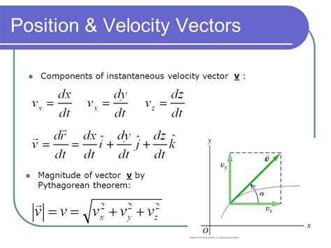 how to find speed using velocity vector
