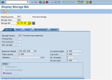 How To Find Storage Bin For Material In Sap