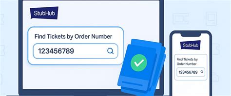 How To Find Stubhub Tickets With Order Number