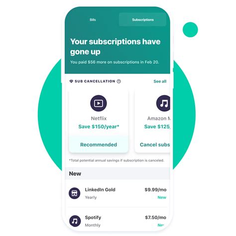 how to find subscriptions in mint