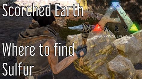 how to find sulfur in ark