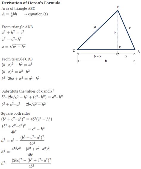 how to find the altitude of a triangle using heron's formula