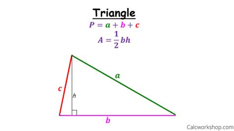 how to find the area and perimeter of a triangle on a graph