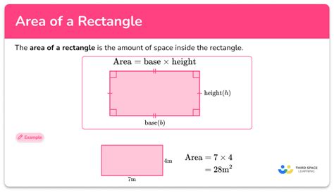 How To Find The Area Of A Rectangle Step By Step