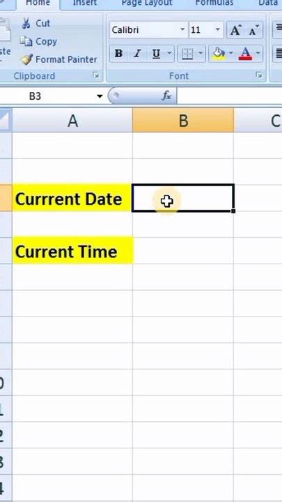 How To Find The Current Time In Excel