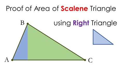how to find the height of a scalene triangle without area