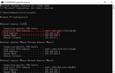 how to find the ip address of a remote computer using cmd